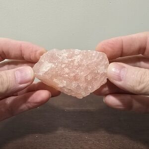 Rose Quartz Crystal Rough Stone #D